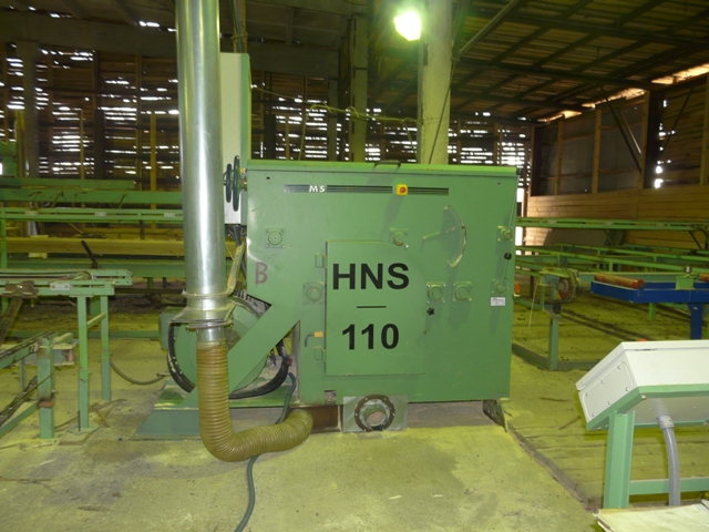 Многопильный круглопильный станок для распиловки бруса HNS-110
