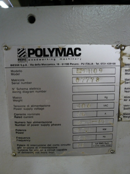 Кромкооблицовочный станок Polymac ERGHO 9
